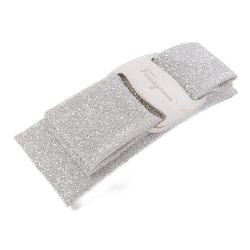 Salvatore Ferragamo Hair Clip Silver Metal