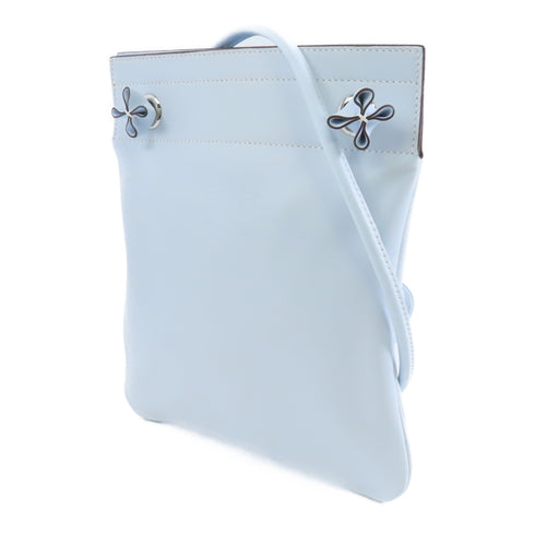 HERMES PHW Aline Shoulder Bag Swift Leather Bleu Brume Blue