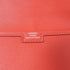 HERMES Jige Clutch Bag Evercolor Leather Red