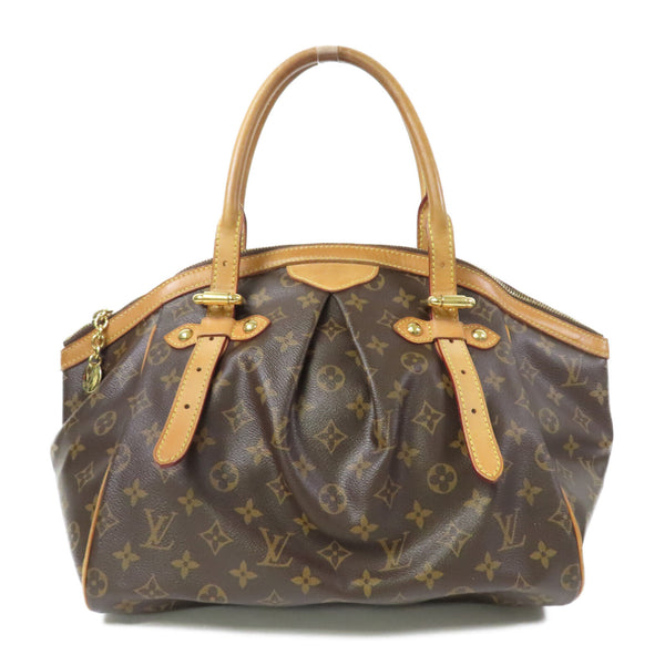 LOUIS VUITTON LV GHW Tivoli GM Shoulder Bag M40144 Monogram Brown v2
