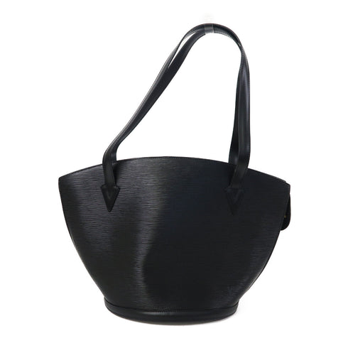 LOUIS VUITTON LV GHW Saint Jacques Shoulder Bag M52272 Epi Leather Black