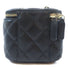CHANEL Quilted CC GHW Vanity Case Chain Shoulder Bag Lambskin Leather Black