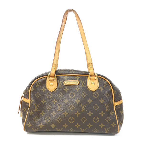 LOUIS VUITTON LV GHW Montorgueil Shoulder Bag M95566 Monogram Brown
