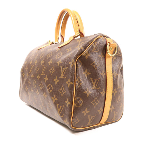 LOUIS VUITTON GHW Speedy Bandouliere 30 Shoulder Hand Bag M41112 Monogram Brown