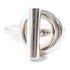 HERMES Echappee Large Model Ring 925 Sterling Silver US#13