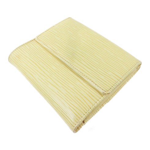 LOUIS VUITTON LV W Hook Wallet M6348A Epi Yellow