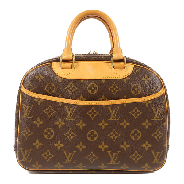 LOUIS VUITTON LV GHW Trouville Hand Bag M42228 Monogram Brown