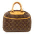 LOUIS VUITTON LV GHW Trouville Hand Bag M42228 Monogram Brown