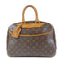 LOUIS VUITTON LV GHW Deauville GM Handbag M47270 Monogram Brown v1