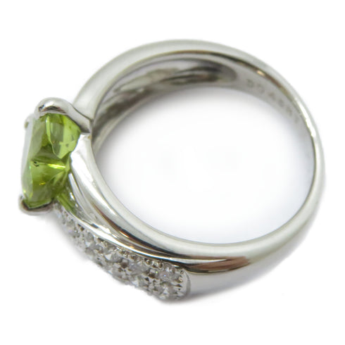 FINE JEWELRY 2.00ct Sphene 0.45ct Diamond Ring PT900 Platinum US#5