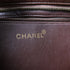 CHANEL Quilted CC GHW Vintage Hand Bag Calfskin Leather Brown
