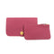 HERMES GHW Long Wallet Togo Leather Purple