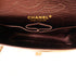 CHANEL CC 2.55 Mini Chain Shoulder Handbag Calfskin Leather Rose Gold