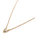 TIFFANY&CO 0.17ct Diamond Heart Necklace 18K Pink Rose Gold