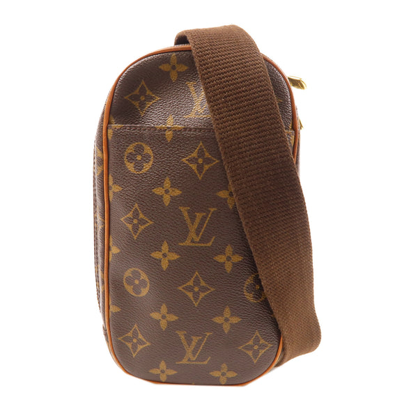 LOUIS VUITTON LV GHW Pochette Gange Waist Bag Shoulder M51870 Monogram Brown v1