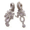 FINE JEWELRY 1.20ct 0.52ct Diamond Earrings 18K White Gold 8.0g