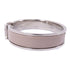 HERMES Clic H Bangle Bracelet Accessories Enamel Metal Beige