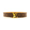 LOUIS VUITTON LV GHW Initiales Belt M9608 Monogram Brown