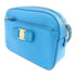 Salvatore Ferragamo GHW Shoulder Bag Crossbody Calfskin Leather Blue