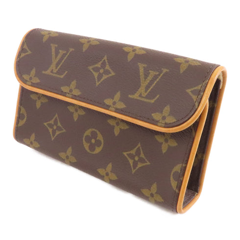 LOUIS VUITTON LV GHW Pochette Florentine Waist Bag M51855 Monogram Brown
