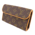 LOUIS VUITTON LV GHW Pochette Florentine Waist Bag M51855 Monogram Brown