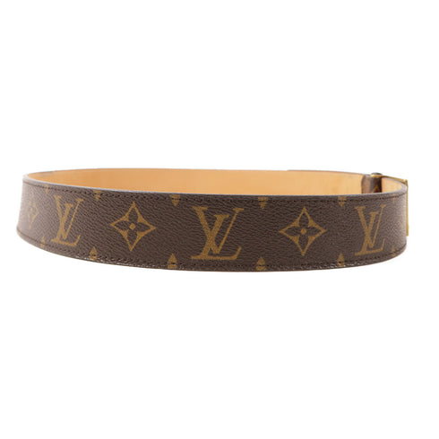LOUIS VUITTON LV GHW Ceinture Belt M9812T Monogram Brown