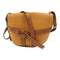 LOEWE GHW Gate Small Shoulder Bag Calfskin Leather Beige/Brown