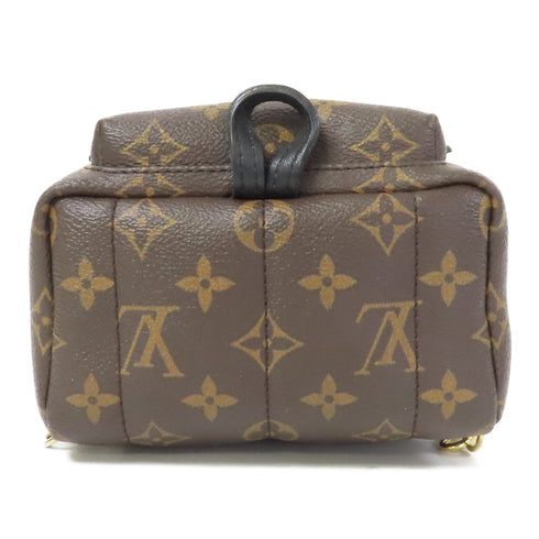 LOUIS VUITTON LV GHW Palm Springs Mini Rucksack Backpack M41562 Monogram Brown