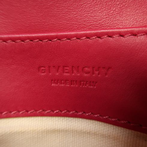 GIVENCHY GHW Duetto Bag Shoulder Bag Calfskin Leather Black