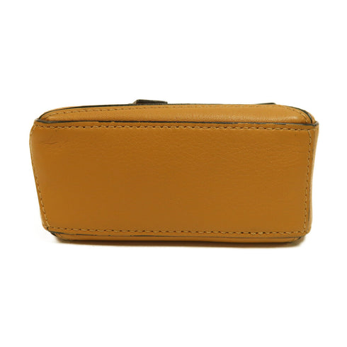 LOEWE SHW Nano Puzzle 2Way Shoulder Bag Calfskin Leather Sand