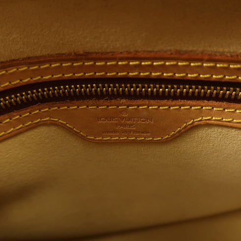 LOUIS VUITTON LV GHW Looping MM Shoulder Bag Monogram M51146 Brown