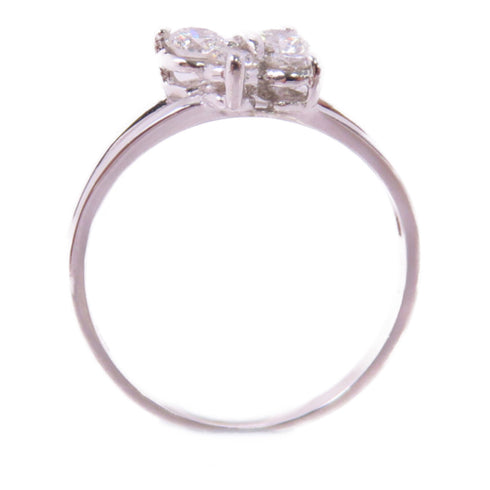 Fine Jewelry 0.47ct Diamond Ring US#6.5 18K White Gold