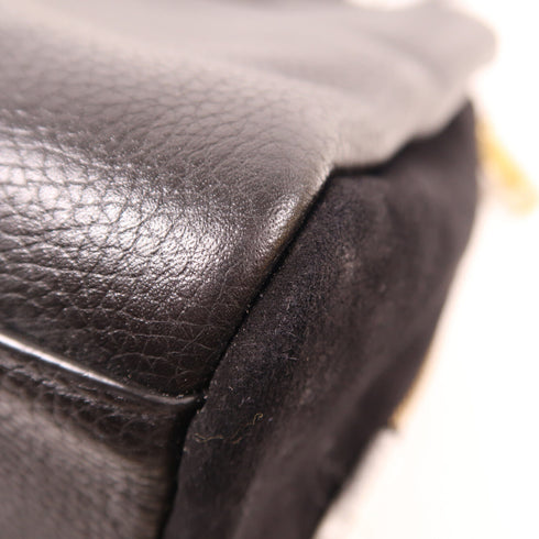 COACH GHW Tote Bag Shoulder Bag Calfskin Leather