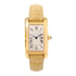 CARTIER Tank American Quartz Watch W2607456 18K Yellow Gold White
