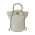 CHANEL Quilted CC GHW In the Loop Backpack Rucksack Bag AS1362 Lambskin White