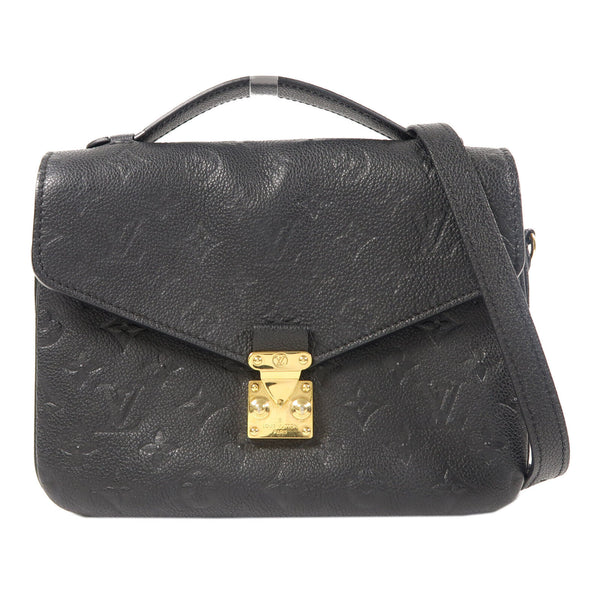 LOUIS VUITTON LV GHW Pochette Metis 2 Way Bag M41487 Monogram Empreinte Black