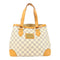 LOUIS VUITTON LV GHW Hampstead PM Handbag N51207 Damier Azur White