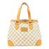 LOUIS VUITTON LV GHW Hampstead PM Handbag N51207 Damier Azur White