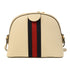 GUCCI GG GHW Ophidia GG Shoulder Bag 499621 Calfskin Leather White