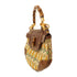GUCCI GG GHW Pigna Print Peggy Bamboo 2 Way Shoulder Bag Handbag Canvas Leather