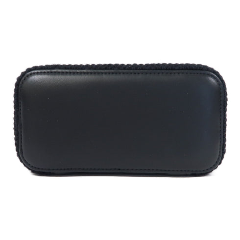 CHANEL Quilted CC GHW Chain Shoulder Bag Vanity Case Lambskin Leather/Cotton