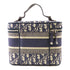 Christian Dior CD SHW Vanity Case Handbag Canvas Navy
