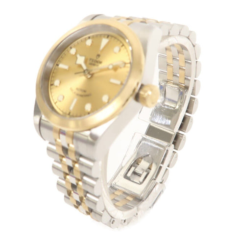 TUDOR Black Bay 32mm Automatic Watch 79583 Stainless Steel 18K Gold Gold Sliver