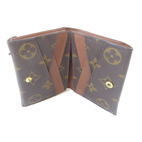 LOUIS VUITTON LV Origami Compact Wallet M40488 Monogram Brown