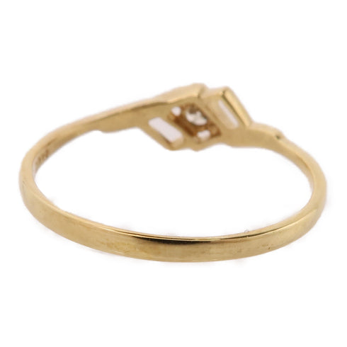 JEWELRY Diamond Ring 18K Yellow Gold US#7.75