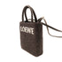 LOEWE GHW Tote Bag 2way Shoulder Hand Bag Raffia A563S30X09 Black