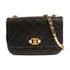 CHANEL CC GHW Chain Shoulder Bag Calfskin Leather
