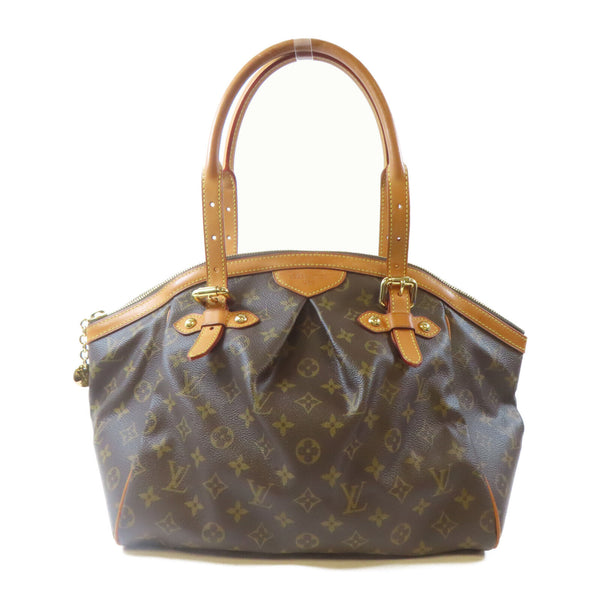 LOUIS VUITTON LV GHW Tivoli GM Shoulder Handbag M40144 Monogram Brown v2