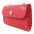 Chloe GHW Chain Shoulder Bag Calfskin Leather Red