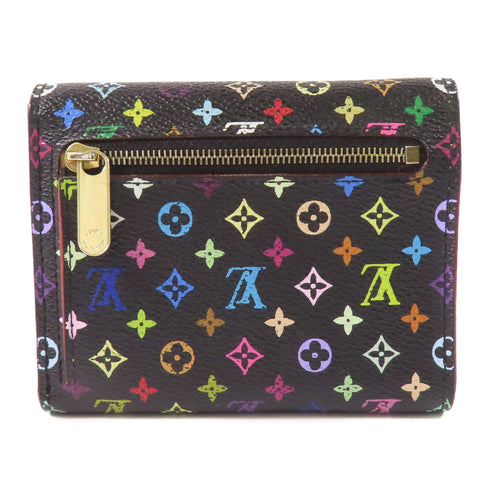 LOUIS VUITTON LV GHW Wallet M58015 Monogram Multicolore Black